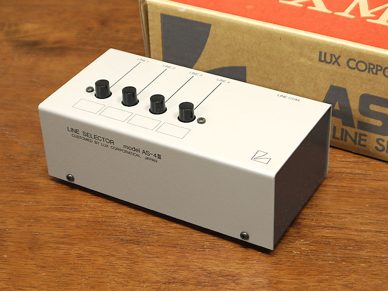 26903円 【75%OFF!】 LUX RCA ライン セレクター 4系統 AS-44