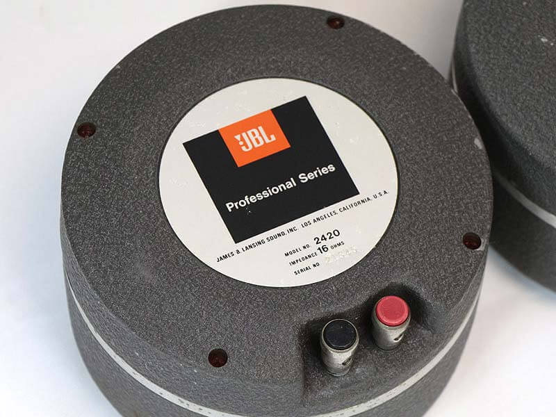 JBL 2441 16Ω ドライバーユニットペア！動作品！ - オーディオ機器