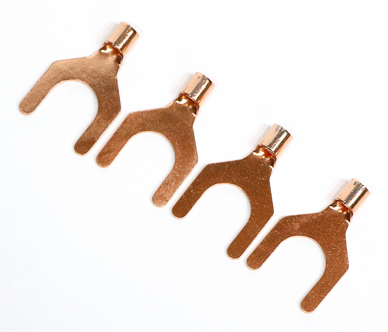 8mm Yラグ圧着端子 スペード端子 2Y-8 4個set