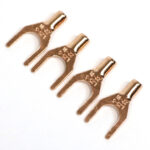 アース線用 非メッキ Y端子 ポスト径 5mm 4個set 1.25Y-5